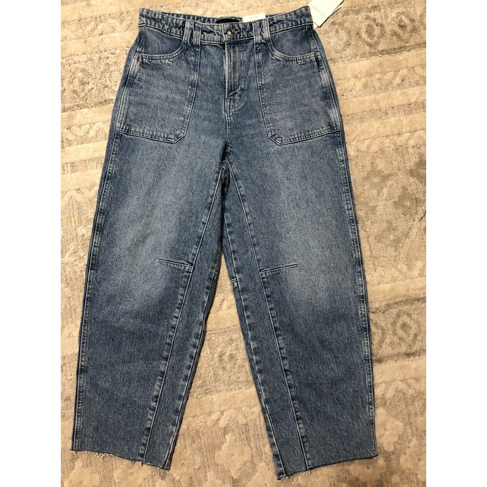 Woman's Size 4 Barrel Jeans
